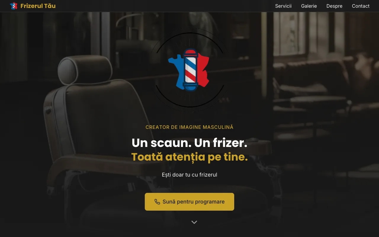 Frizerul Tău, site live