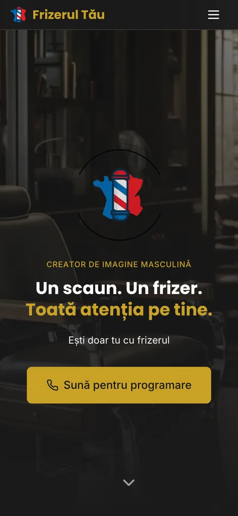 Frizerul Tău pe telefon