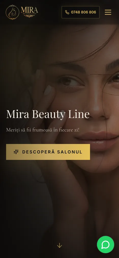 MIRA Beauty Line pe telefon